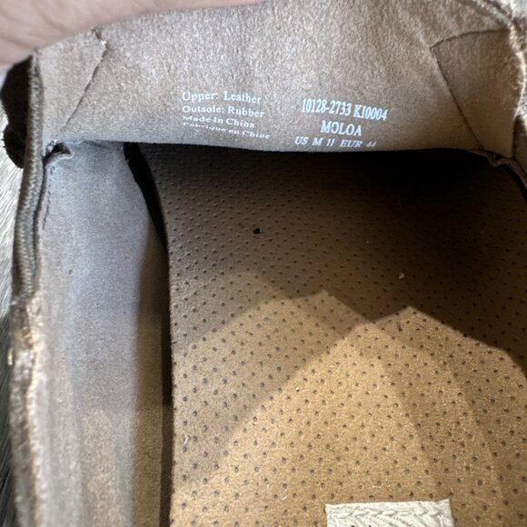 Olukai Moloa Men's Leather Slip On Shoes Water Beach Brown Size 11 - Picture 9 of 10